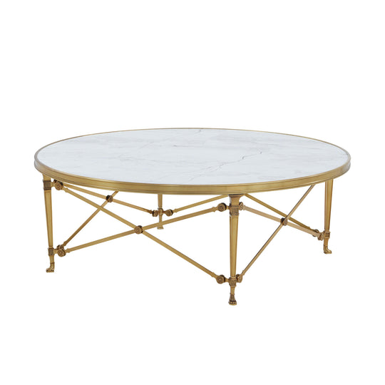 Theodore Alexander Spencer London Brass Cocktail Table COFFEE TABLES