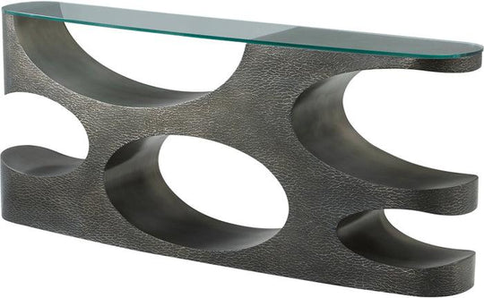 Theodore Alexander Essence Metal Console 2 CONSOLE TABLES