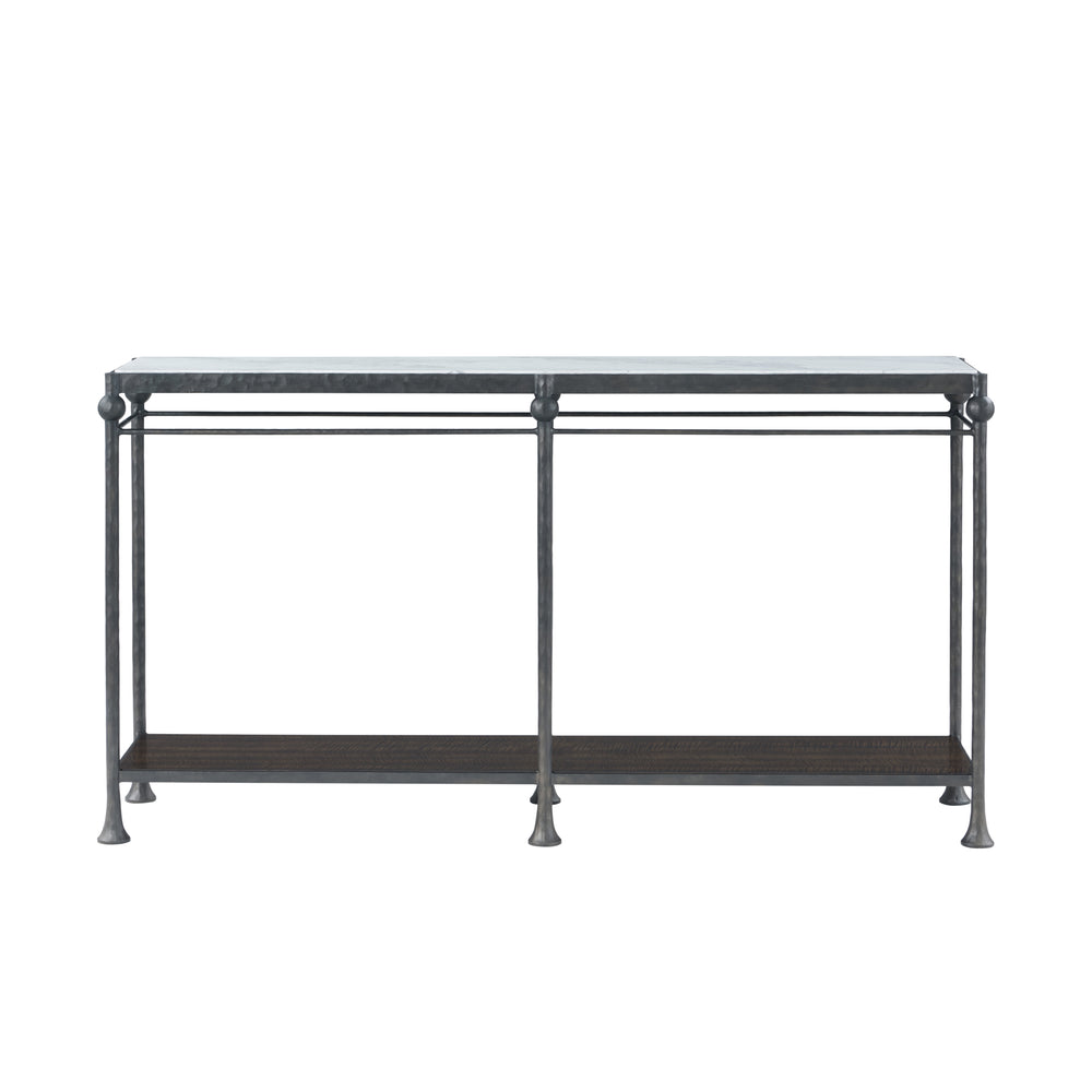 American Home Furniture | Theodore Alexander - Spencer London Metal Console Table