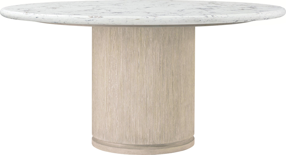 Horizon Round Quartz Dining Table - AmericanHomeFurniture