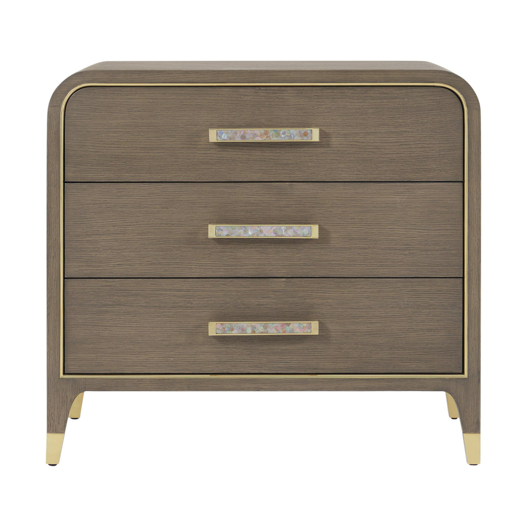 Judith Leiber 3-Drawer Nightstand - AmericanHomeFurniture