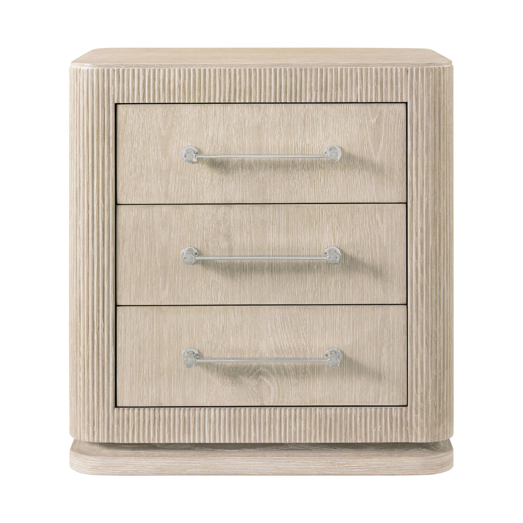 Horizon Three Drawer Small Nightstand - AmericanHomeFurniture