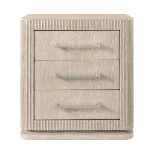 Theodore Alexander Horizon Three Drawer Small Nightstand NIGHTSTANDS