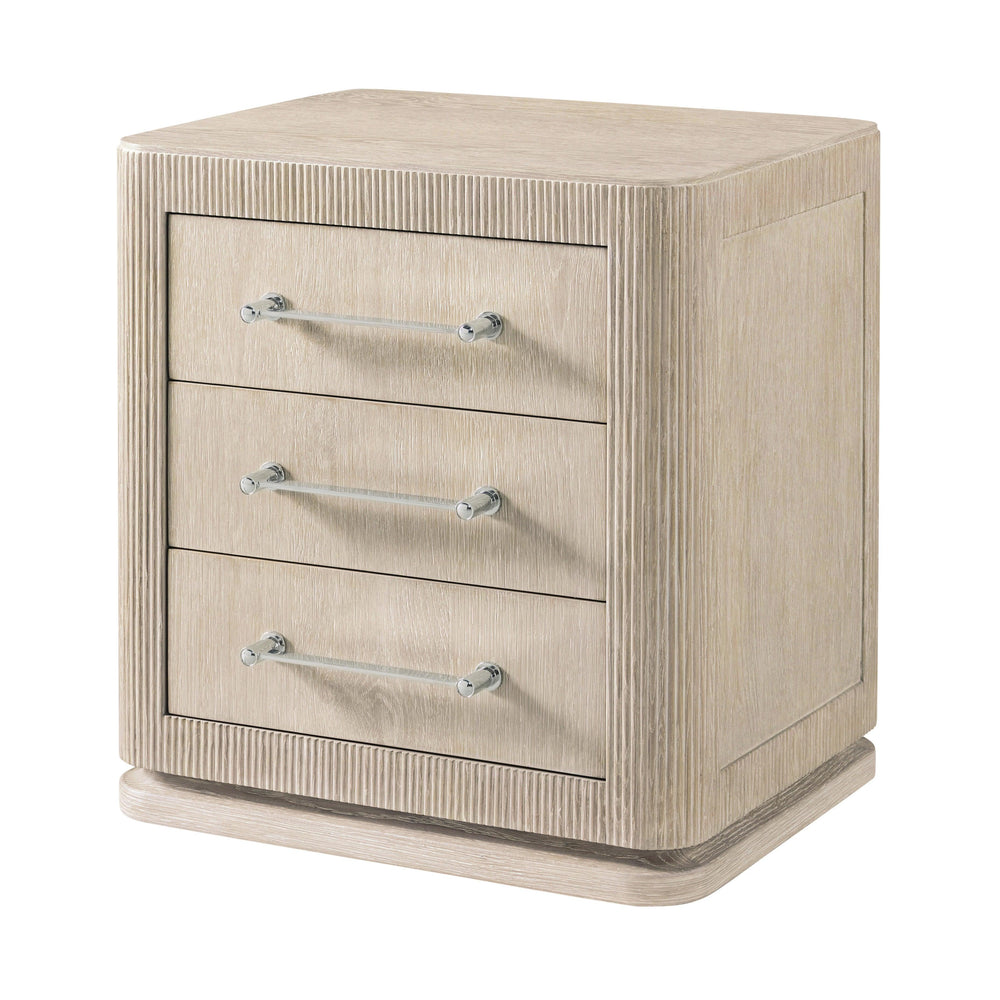 Horizon Three Drawer Small Nightstand - AmericanHomeFurniture