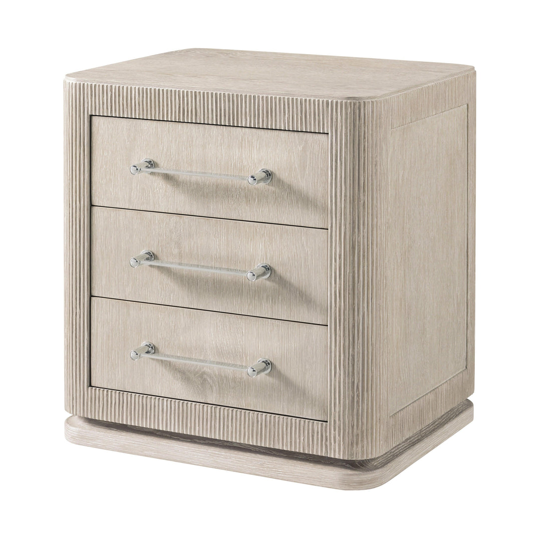 Horizon Three Drawer Small Nightstand - AmericanHomeFurniture