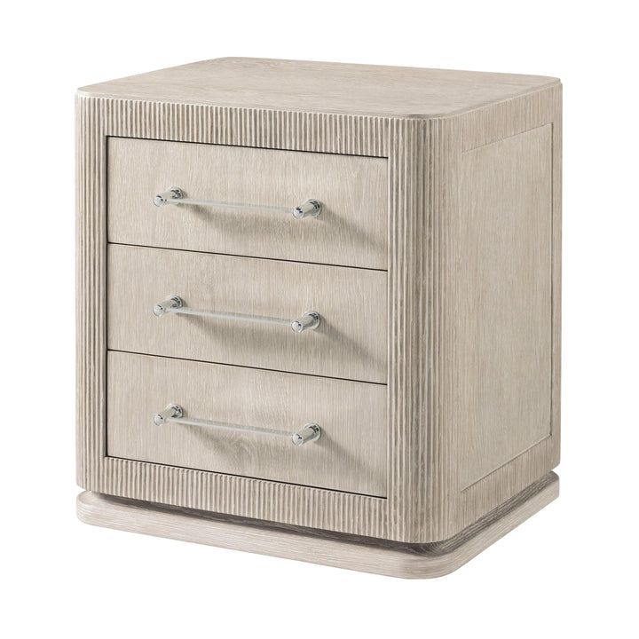 Horizon Three Drawer Small Nightstand - AmericanHomeFurniture