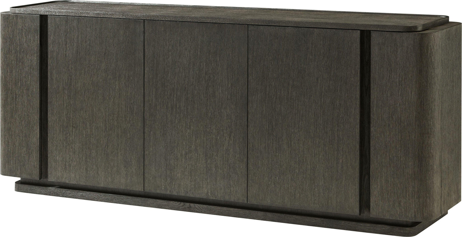 Theodore Alexander REPOSE PANEL TRIPLE-DOOR SIDEBOARD WITH SIDE STORAGES CABINETS