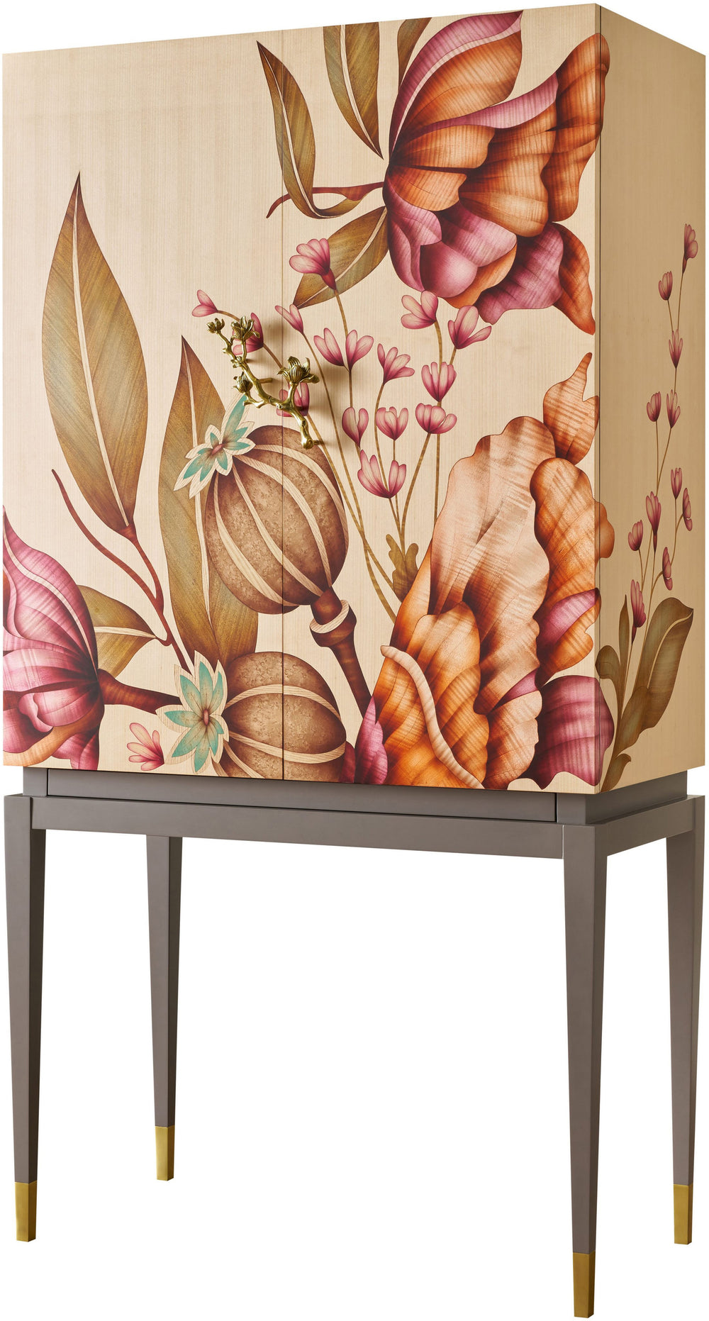 American Home Furniture | Theodore Alexander - Bouquet Bar Cabinet