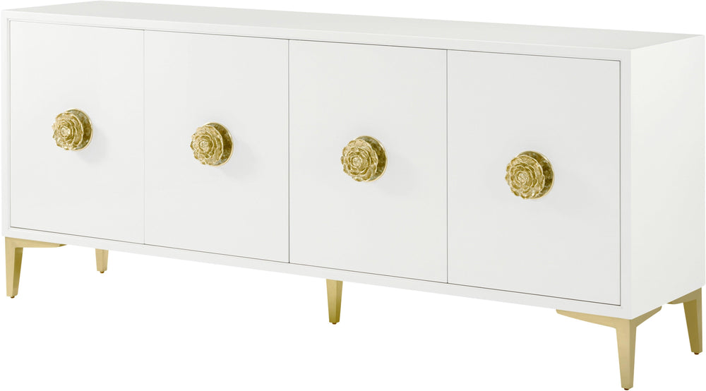 Judith Leiber 4-Door Credenza III - AmericanHomeFurniture