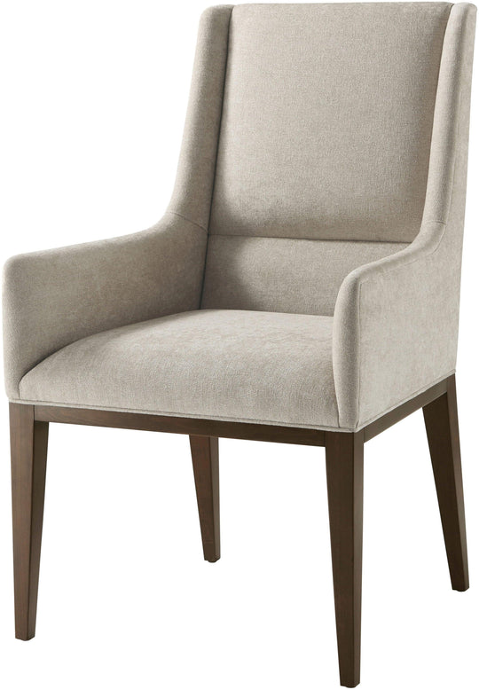 Theodore Alexander Lido Upholstered Dining Arm Chair - Set Of 2 DINING CHAIRS
