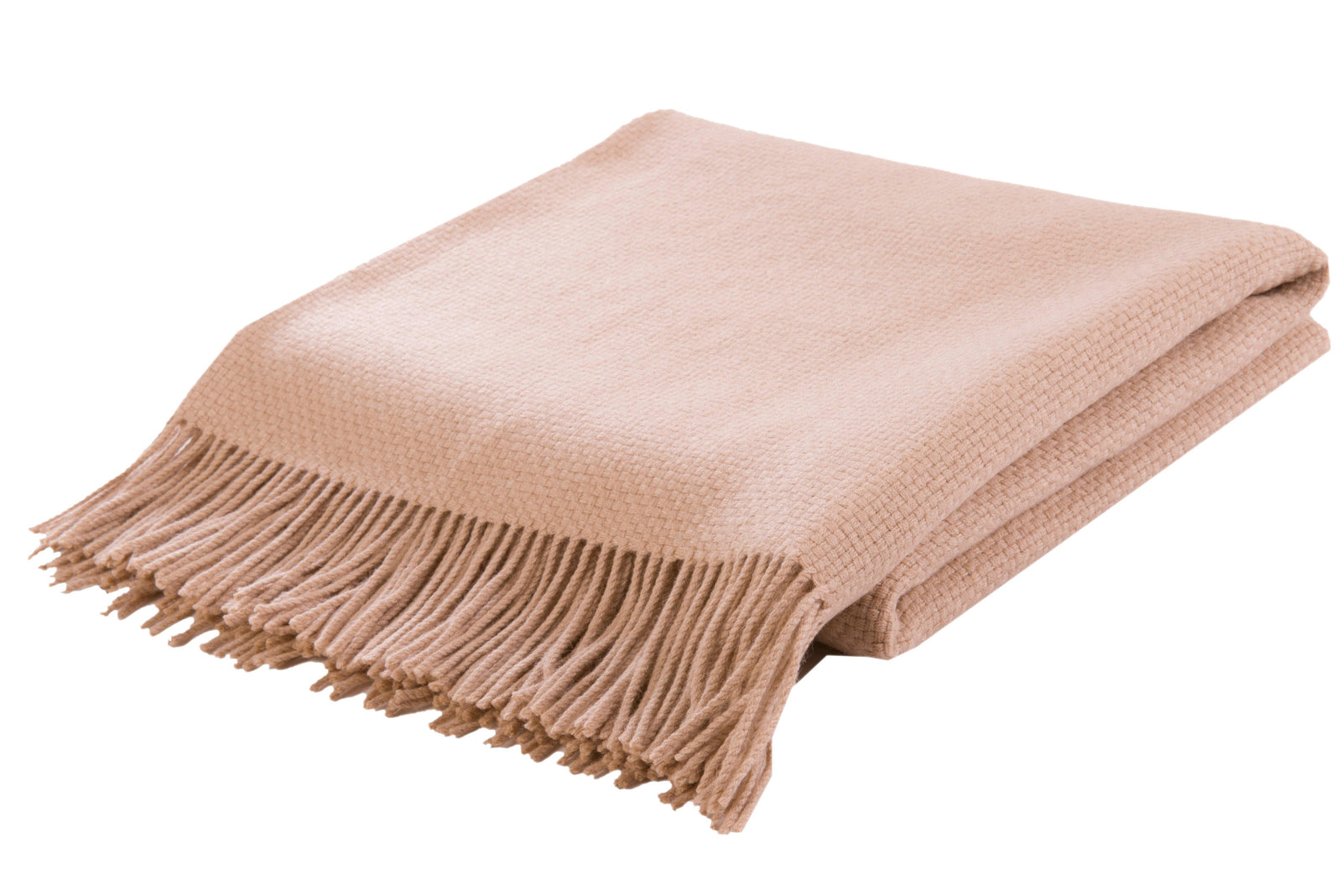 Fibre by Auskin - Camel Hair Throw Basketweave - TCYN4M15X18-WI | American Home Furniture