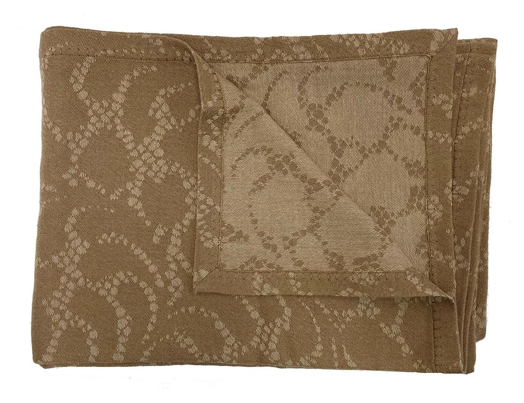 Floral Camel Hair Throw - AmericanHomeFurniture