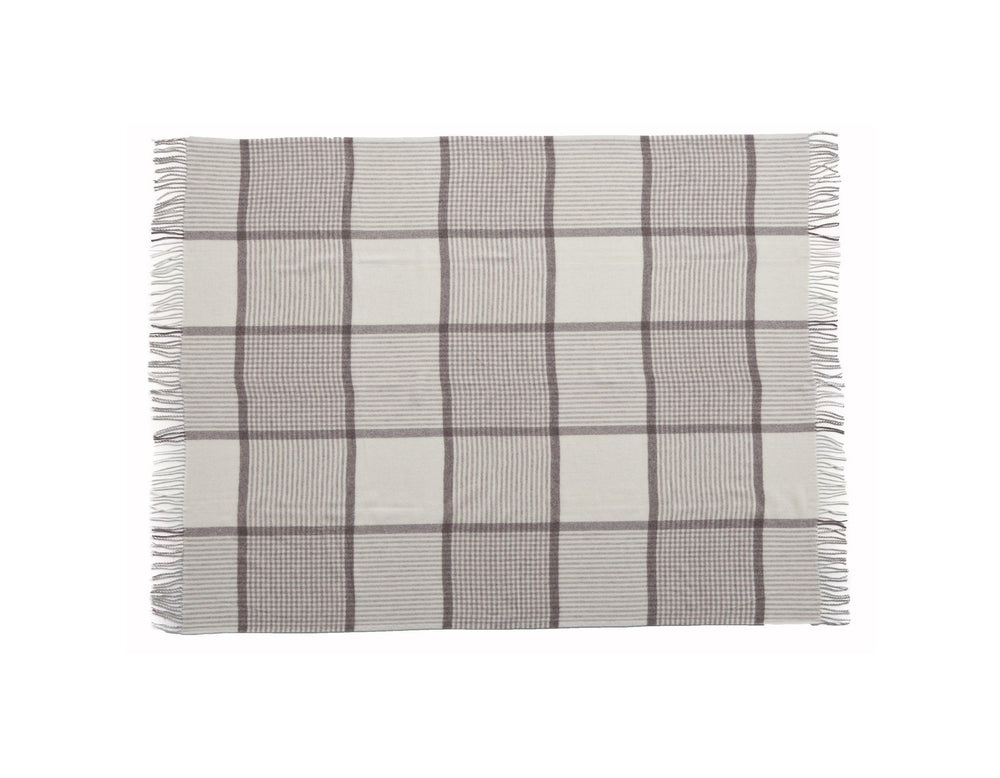 Winston Woven Throw Cream - AmericanHomeFurniture