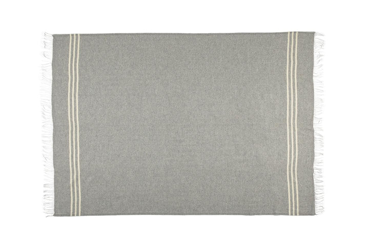 Newberry Woven Throw Grey - AmericanHomeFurniture