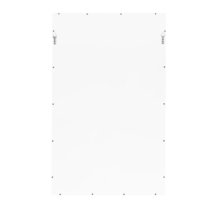 Bamboo Detail Mirror In White Lacquer - TESSA WH