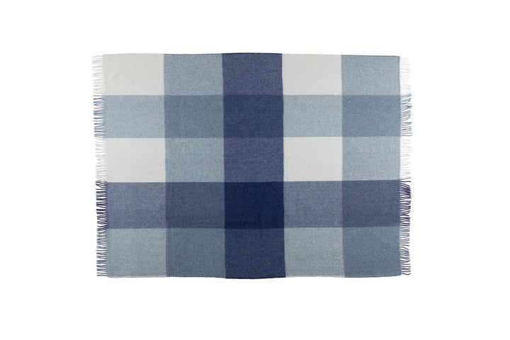 Hattavik Recycled Wool and Alpaca Plaid Throw - AmericanHomeFurniture