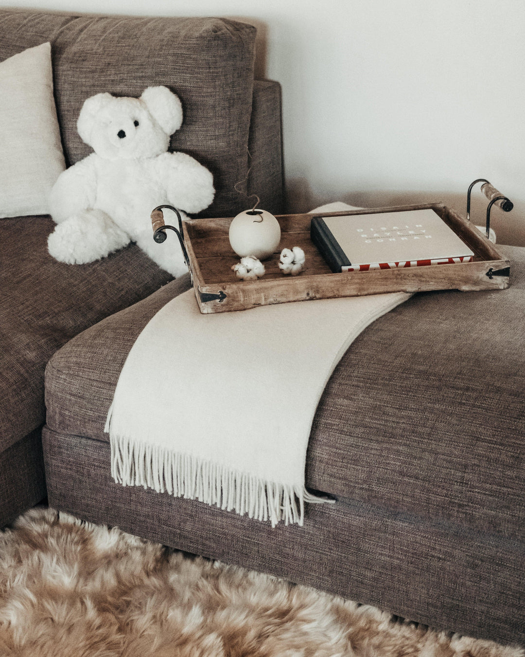 Sandoy Recycled Wool and Alpaca Throw - AmericanHomeFurniture