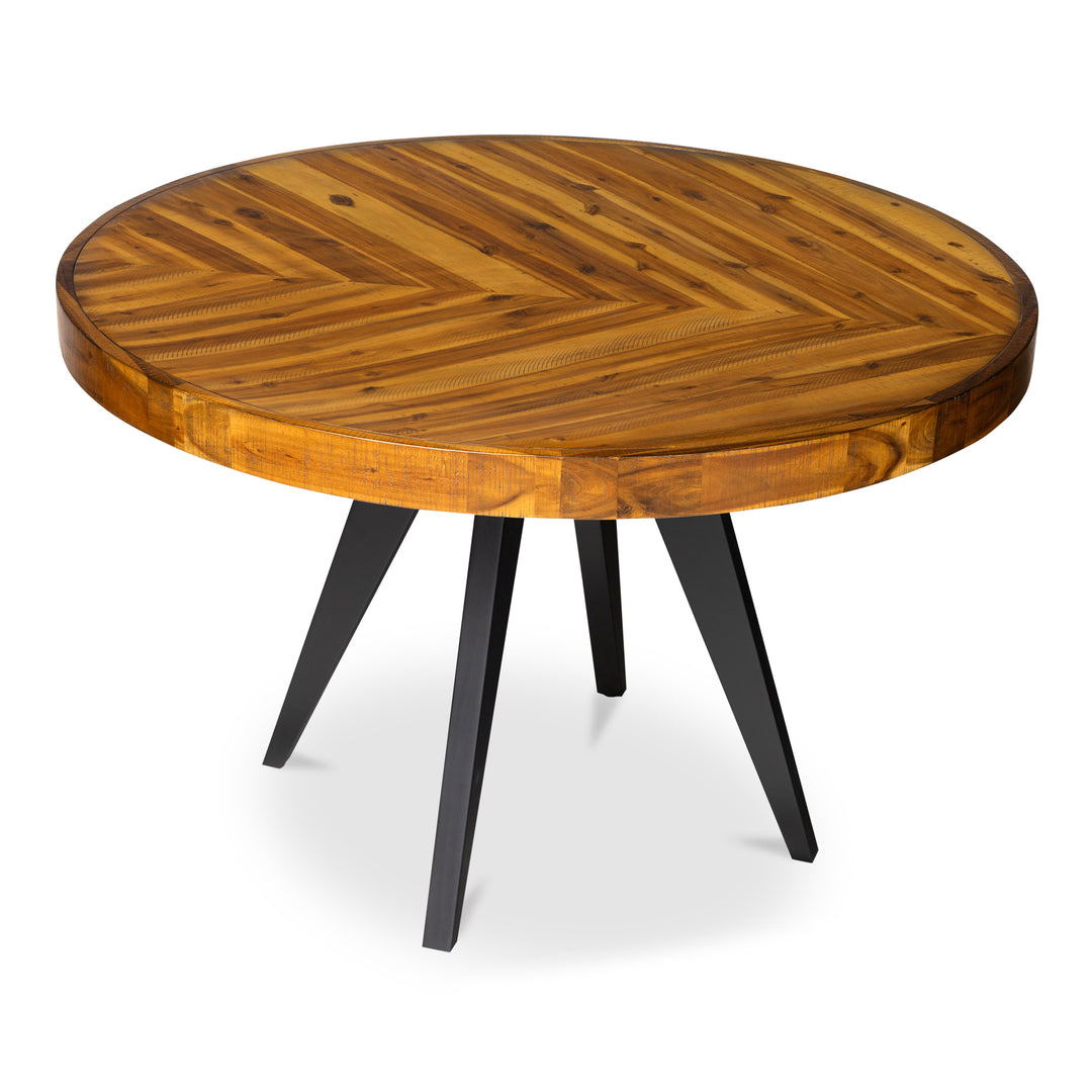 American Home Furniture Moe's Home Collection Parq Round Dining Table