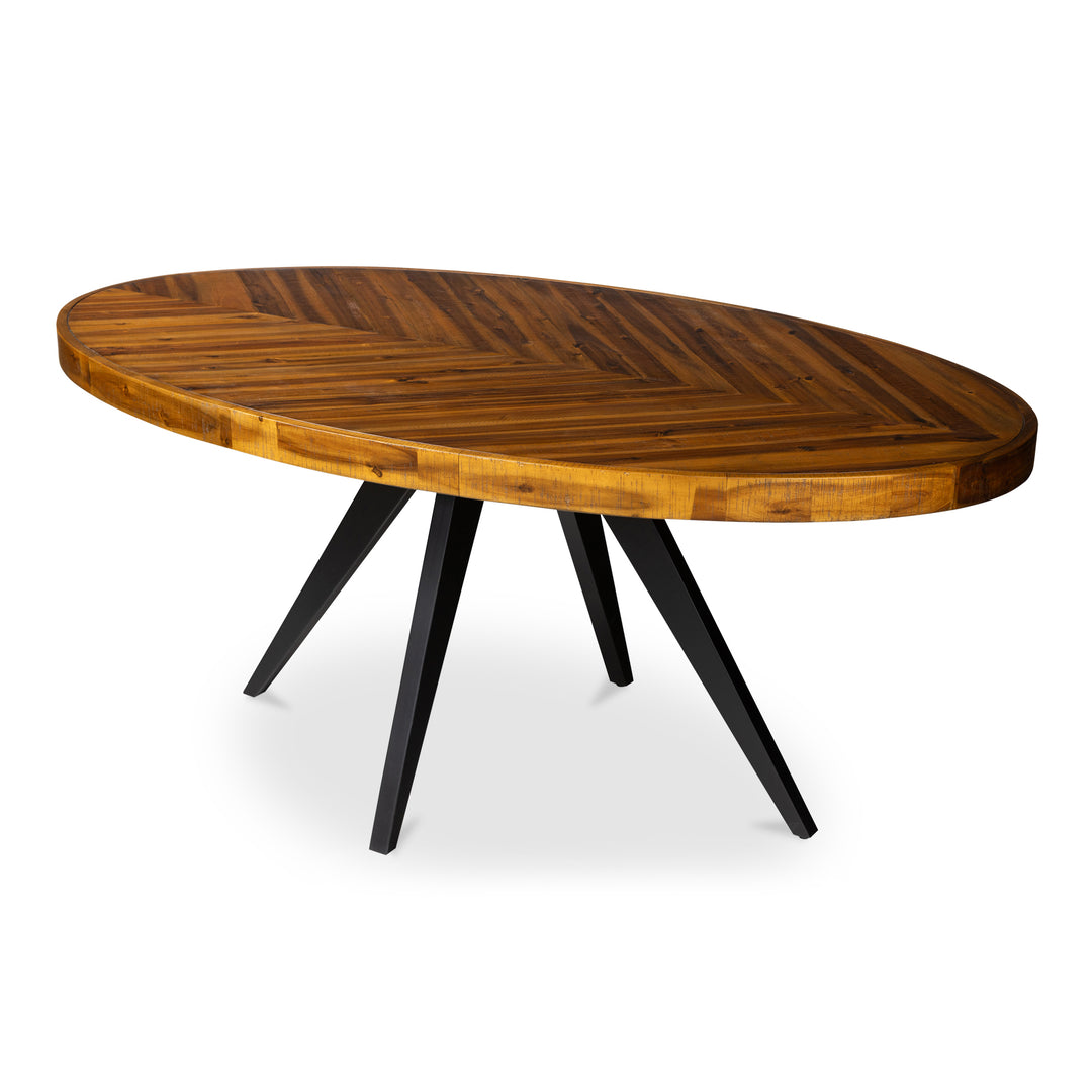 Moe's Home Collection - Parq Oval Dining Table Amber - TL-1019-14 | American Home Furniture