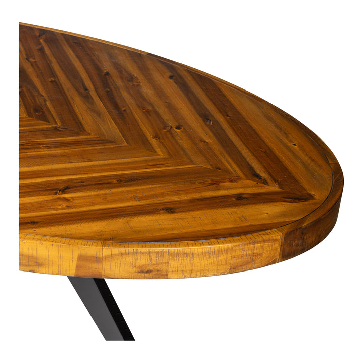 Moe's Home Collection - Parq Oval Dining Table Amber - TL-1019-14 | American Home Furniture