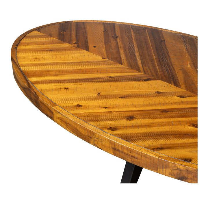 Moe's Home Collection - Parq Oval Coffee Table Amber - TL-1020-14 | American Home Furniture