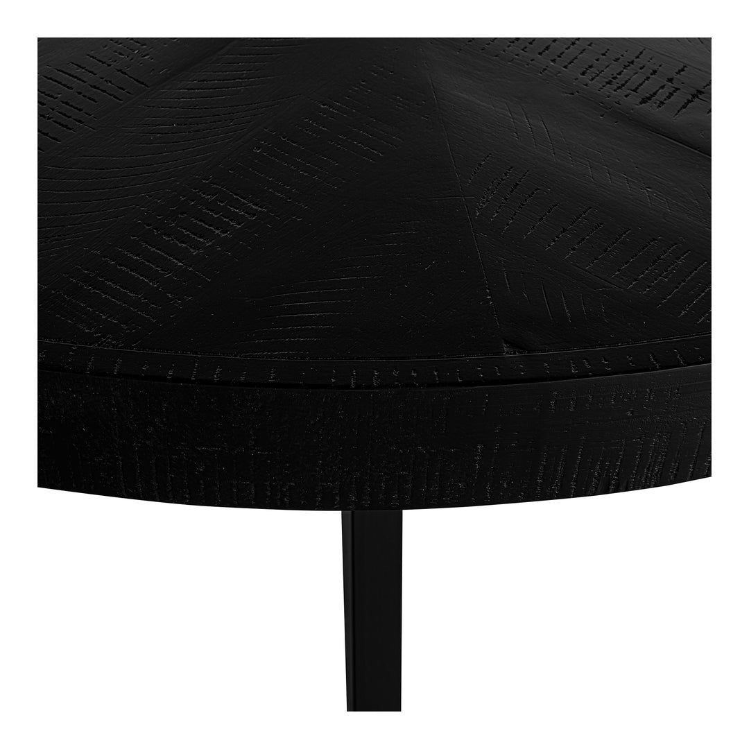 Moe's Home Collection - Parq 60In Round Dining Table Black - TL-1029-02 | American Home Furniture