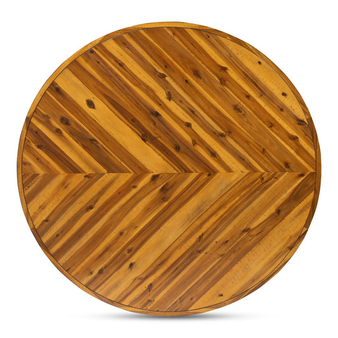 Parq 60In Round Dining Table Amber