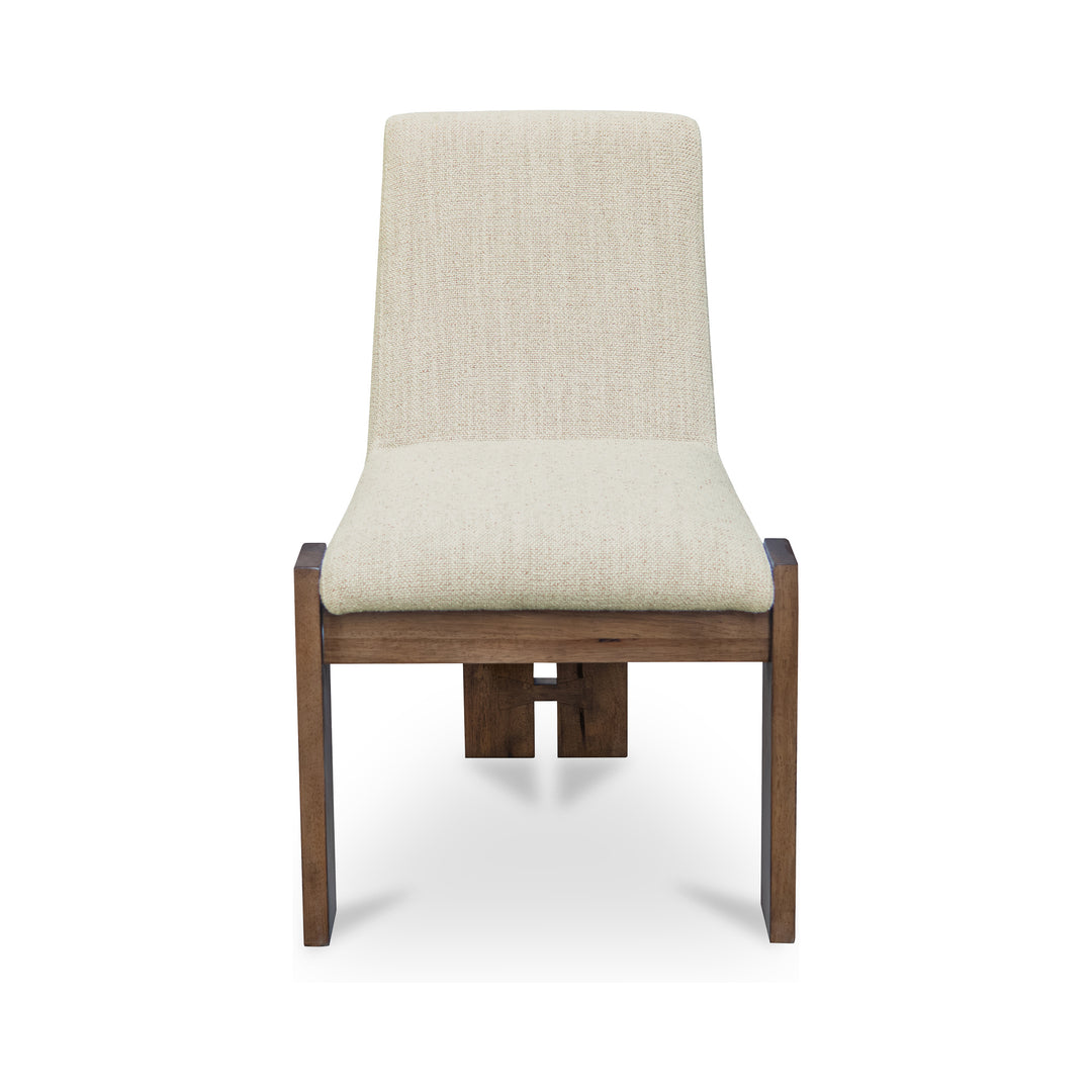 Mia Dining Chair Beige-Set of Two