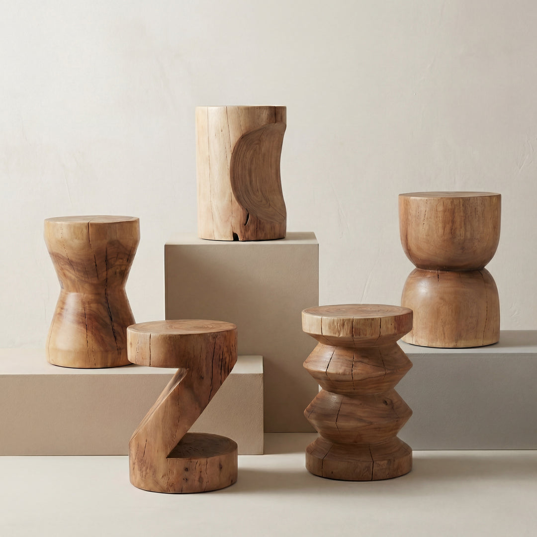 Pensri End Table - Natural Wood lifestyle