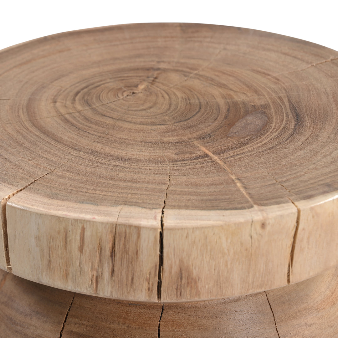Asnee End Table - Natural Wood