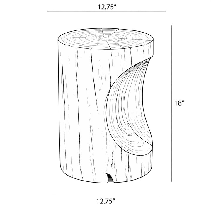 Prisana Accent Stool — line