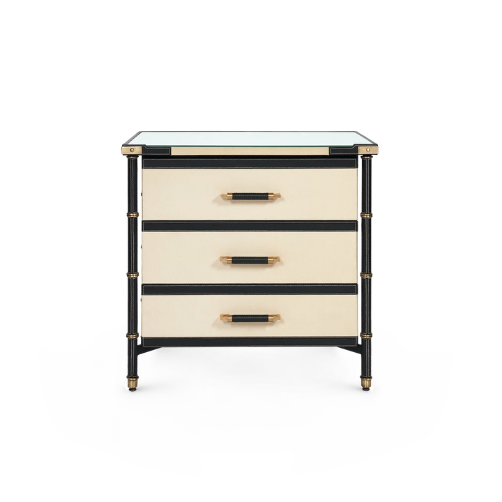 Toulon 3-Drawer Side Table