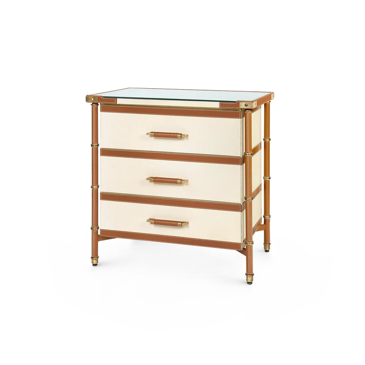 Toulon 3-Drawer Side Table