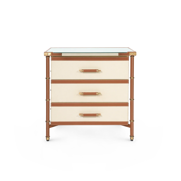 Toulon 3-Drawer Side Table