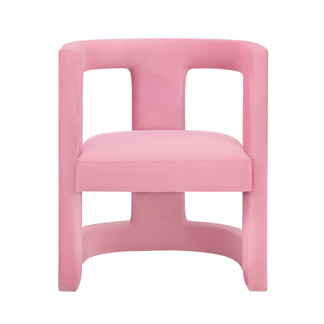 American Home Furniture | TOV Furniture - Ada Pink Velvet Chair