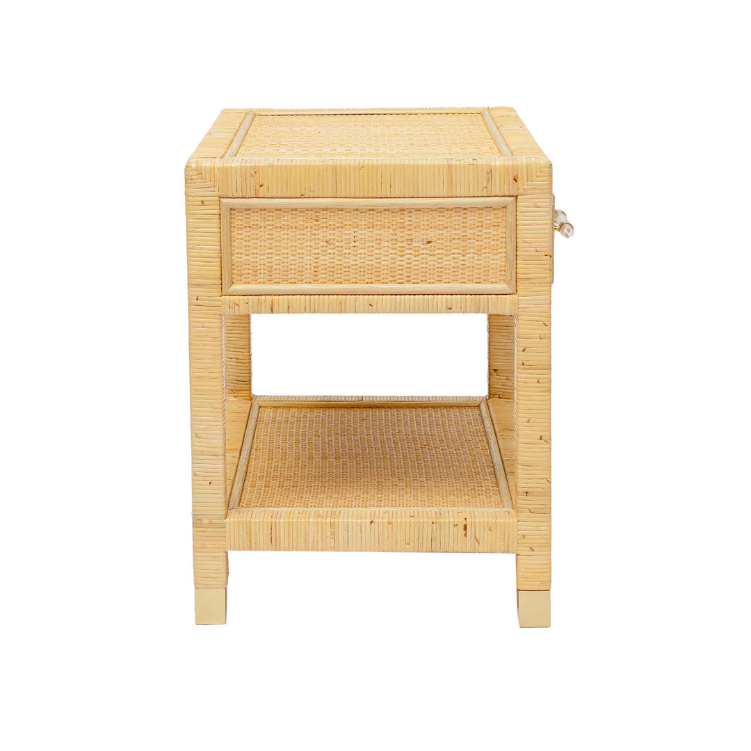 TOV Furniture Amara Natural Rattan Nightstand NIGHTSTANDS