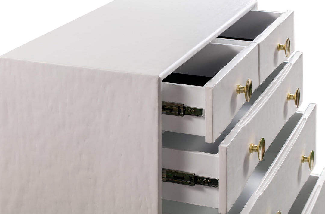 TOV Furniture Divine White Drawers SIDEBOARDS + CREDENZAS