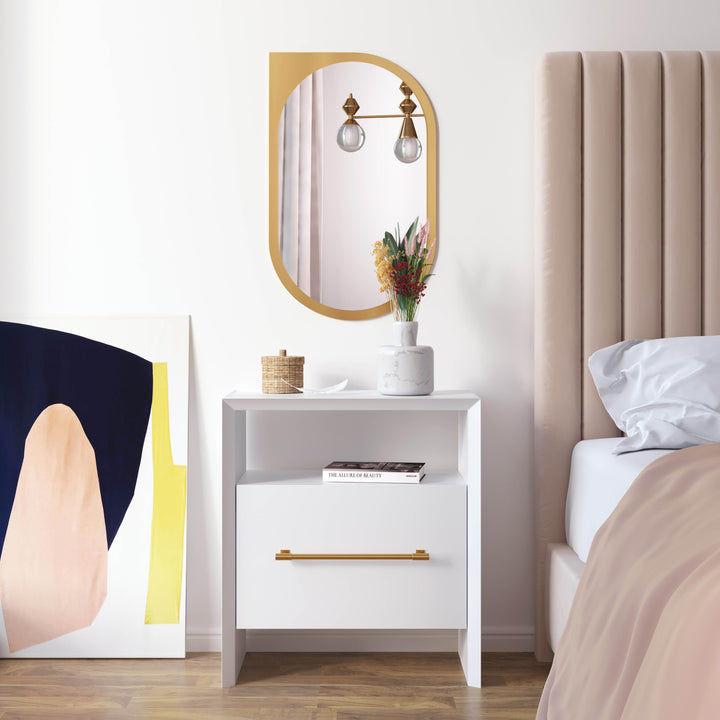TOV Furniture Libre White Nightstand NIGHTSTANDS