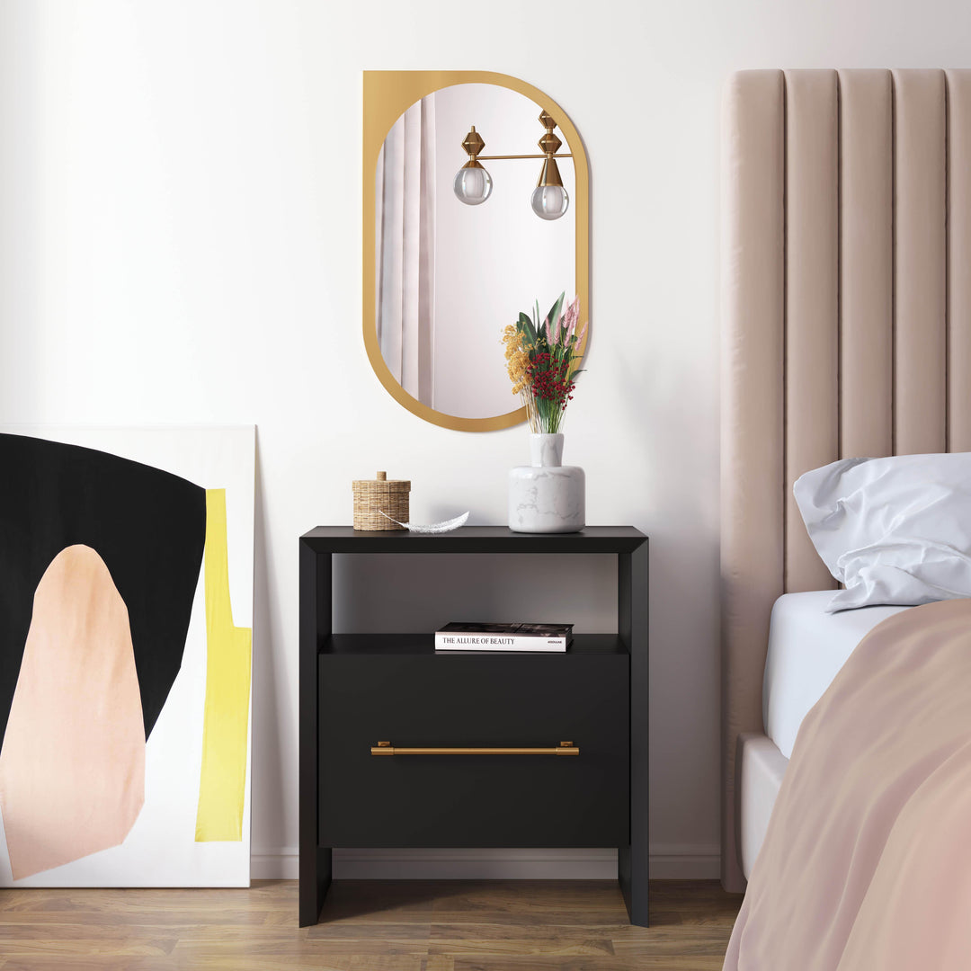 TOV Furniture Libre Black Nightstand NIGHTSTANDS