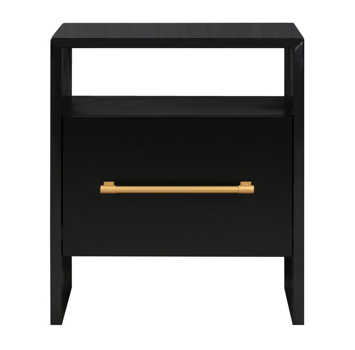 American Home Furniture | TOV Furniture - Libre Black Nightstand