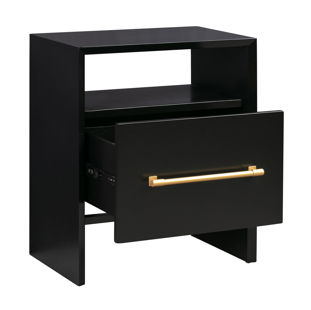 American Home Furniture | TOV Furniture - Libre Black Nightstand