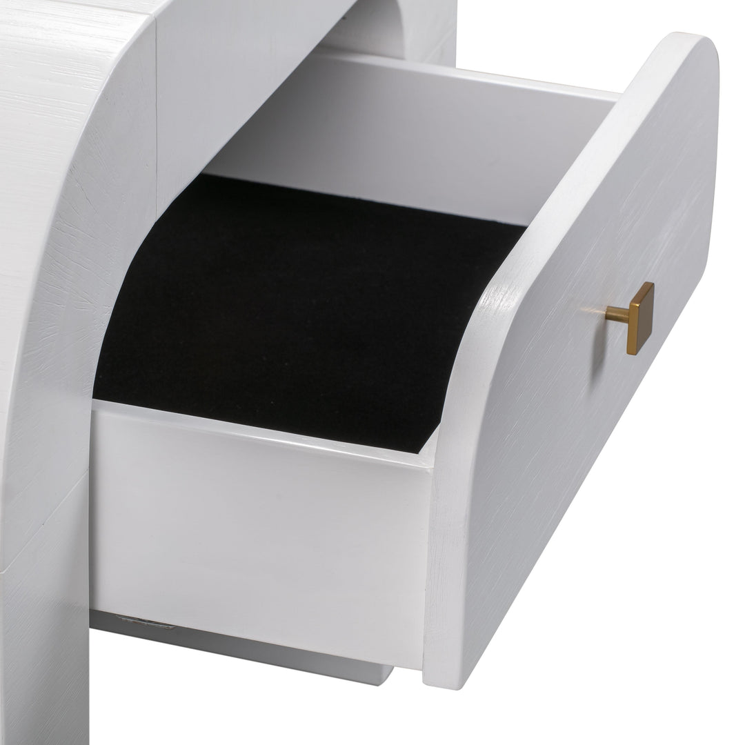 TOV Furniture Hump White Nightstand NIGHTSTANDS