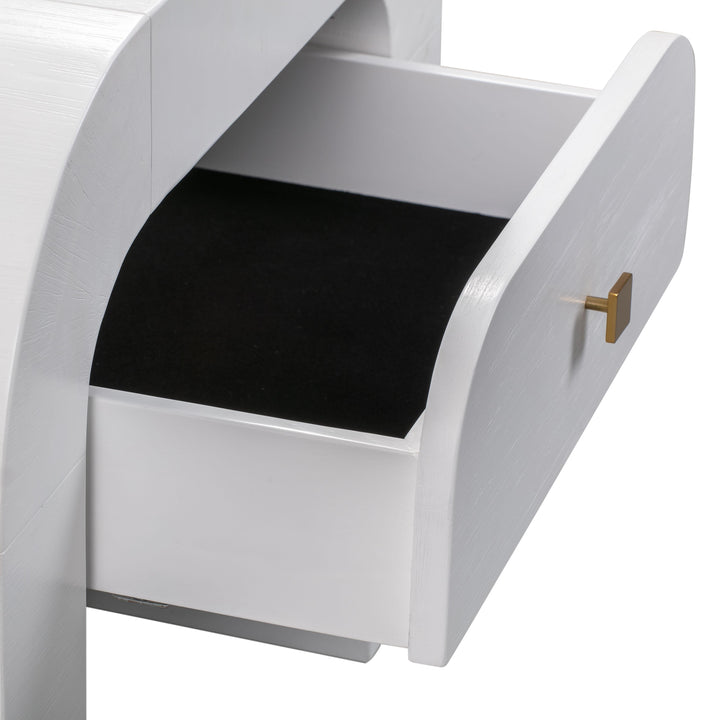 TOV Furniture Hump White Nightstand NIGHTSTANDS