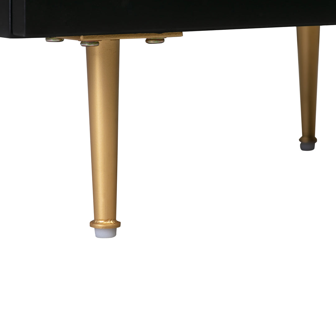 TOV Furniture Trident Black 6 Drawer Dresser DRESSERS