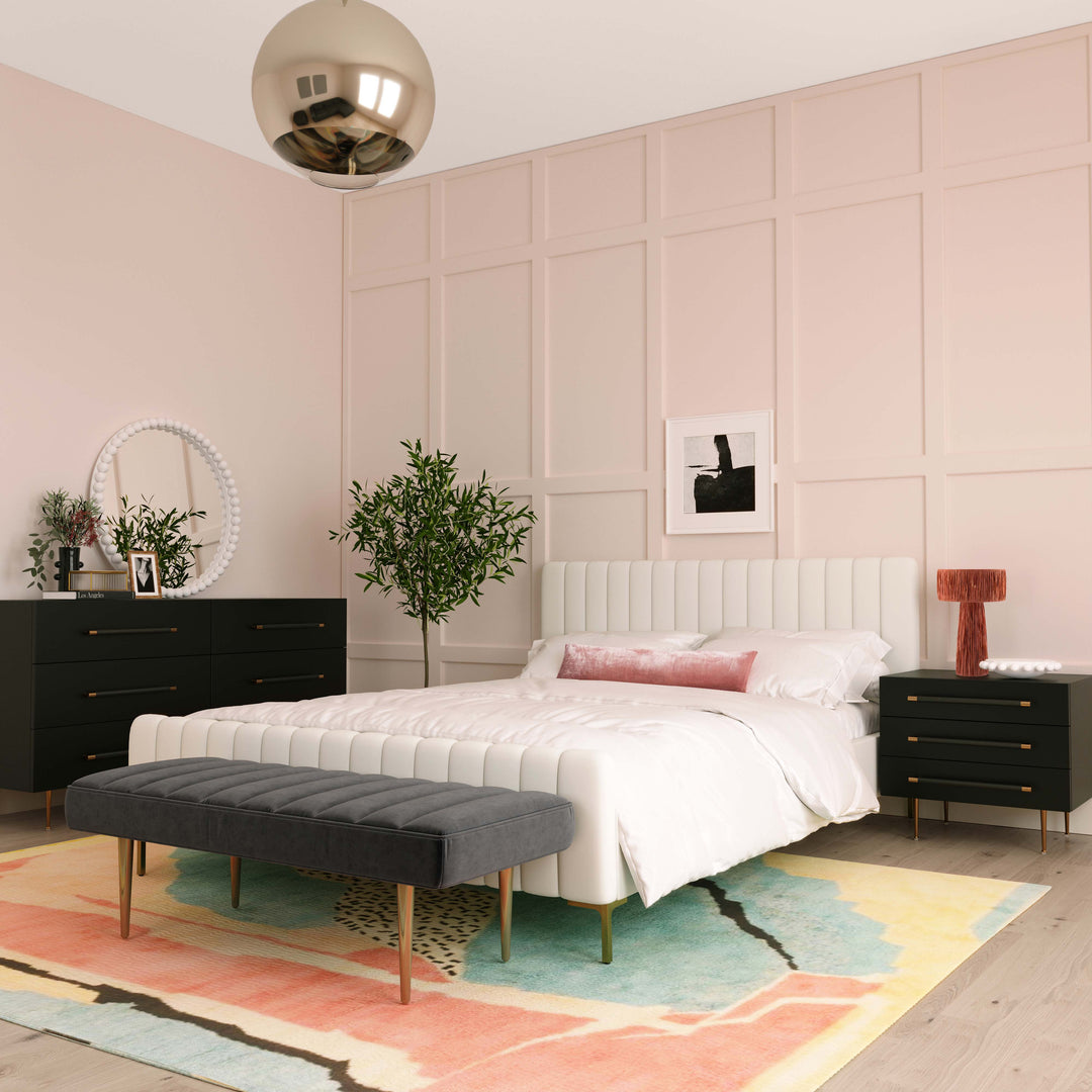 TOV Furniture Trident Black 6 Drawer Dresser DRESSERS