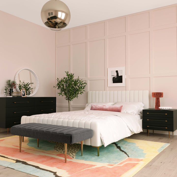 TOV Furniture Trident Black 6 Drawer Dresser DRESSERS