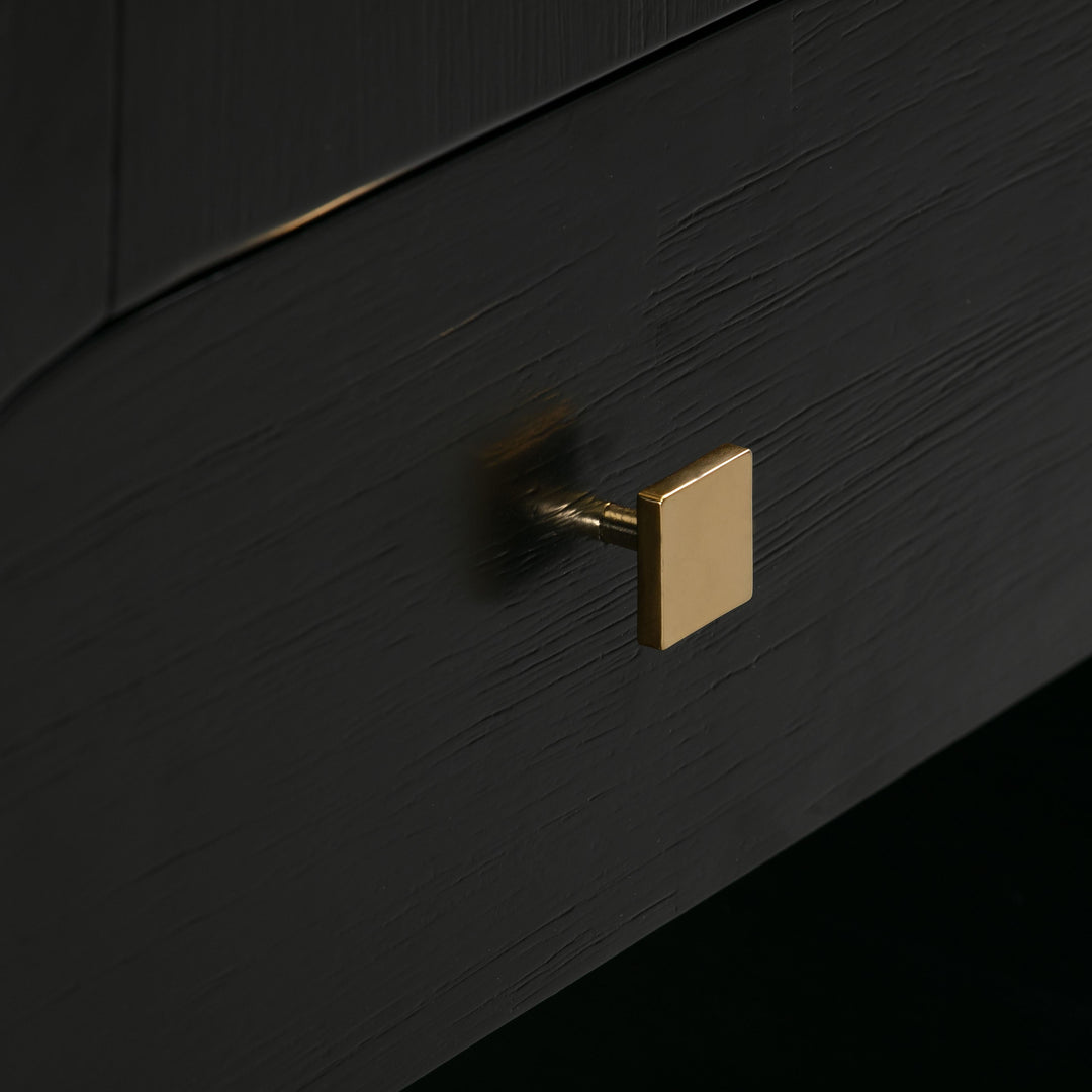 TOV Furniture Hump 6 Drawer Black Dresser DRESSERS