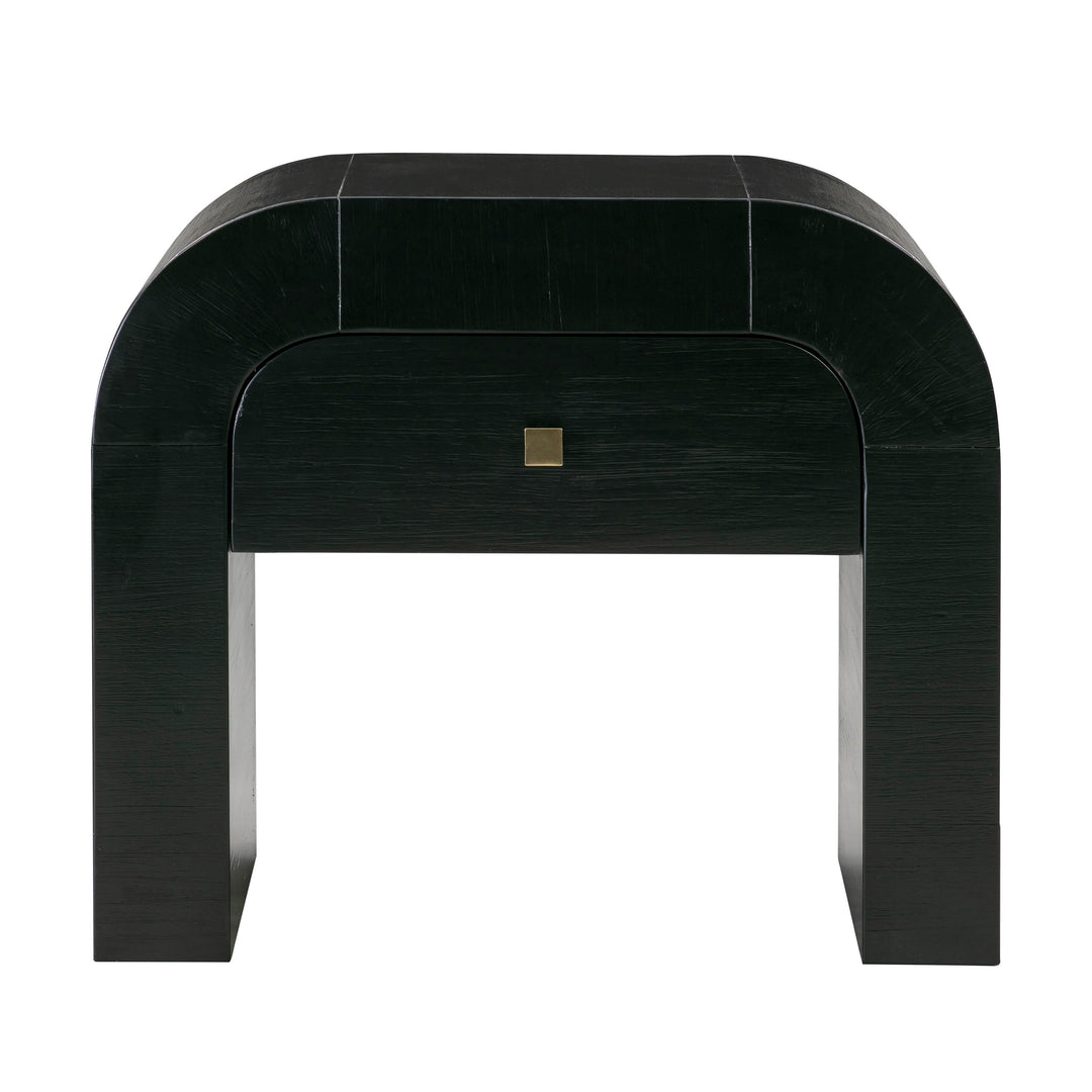 American Home Furniture | TOV Furniture - Hump Black Nightstand