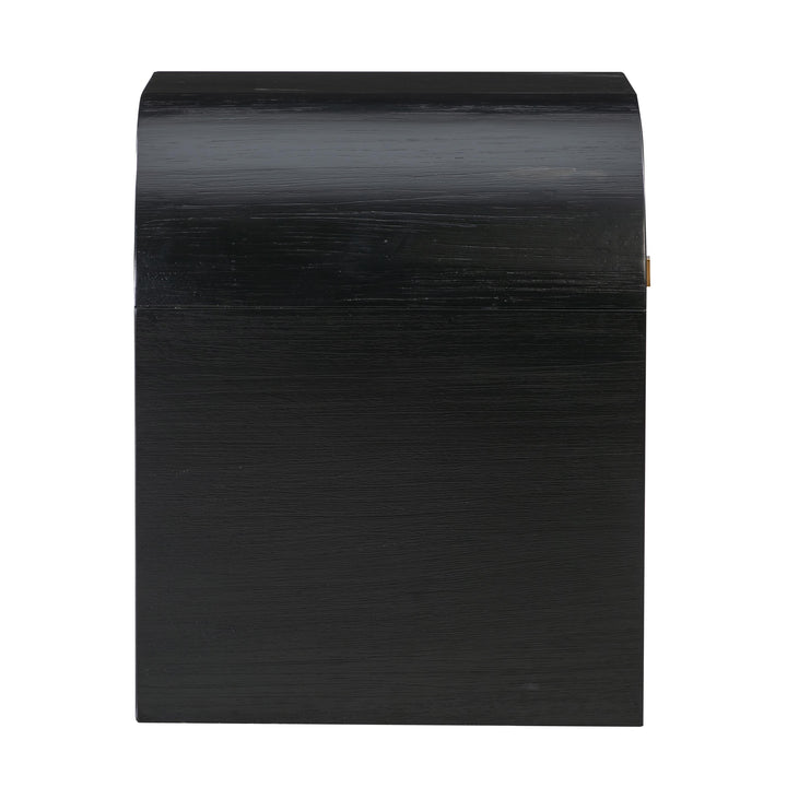 TOV Furniture Hump Black Nightstand NIGHTSTANDS