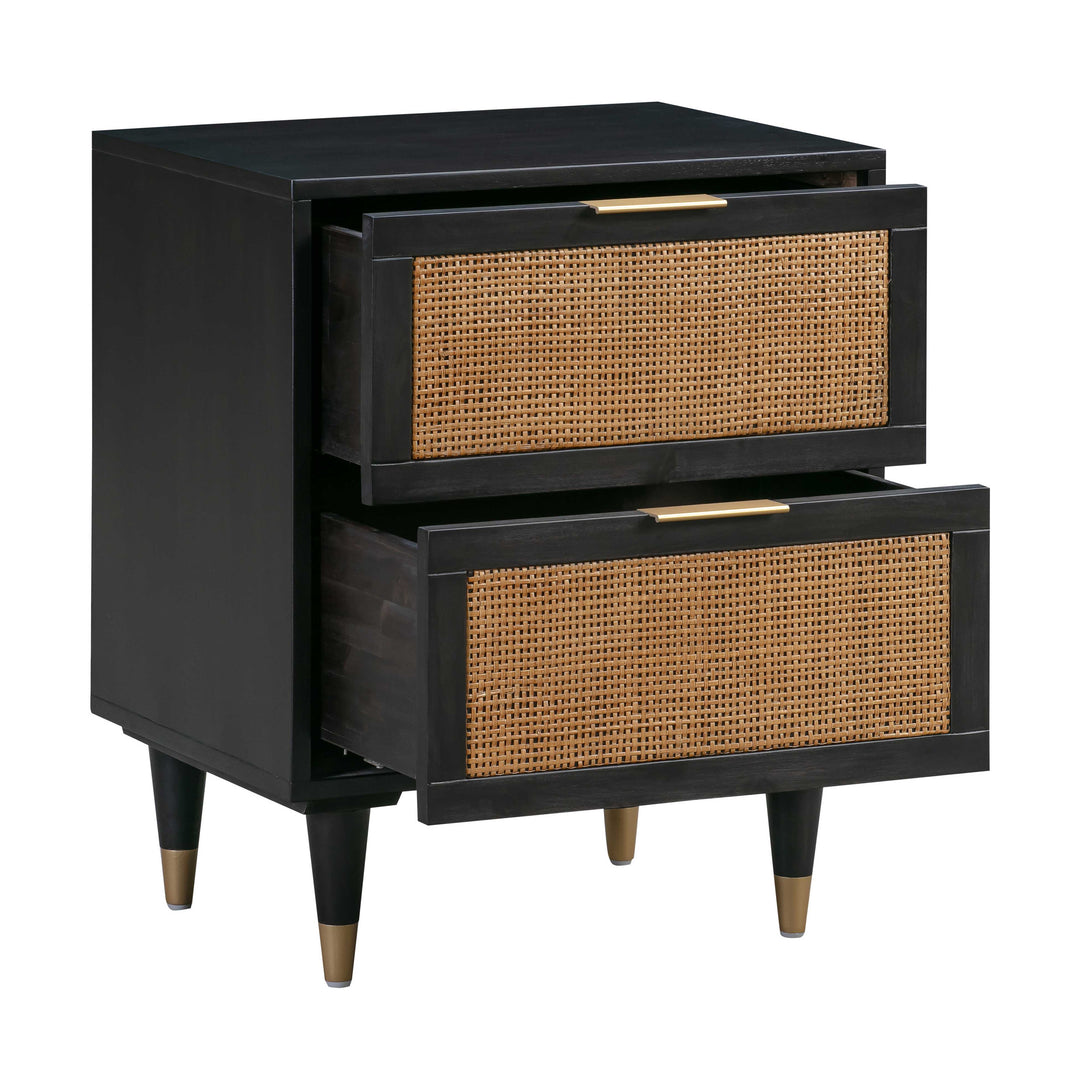 TOV Furniture Sierra Noir Nightstand NIGHTSTANDS